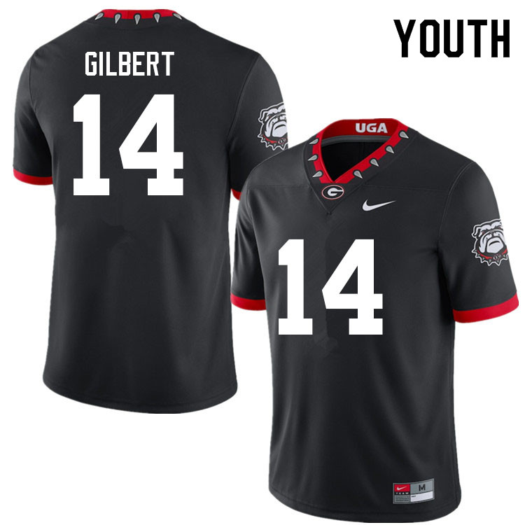 Youth #14 Arik Gilbert Georgia Bulldogs College Football Jerseys Sale-100th Anniversary